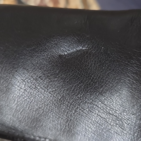 Vintage 90s Booties Y2K Witch Winter Gogo Boots Chunky Heel Faux Leather Lavalle - Picture 11 of 16